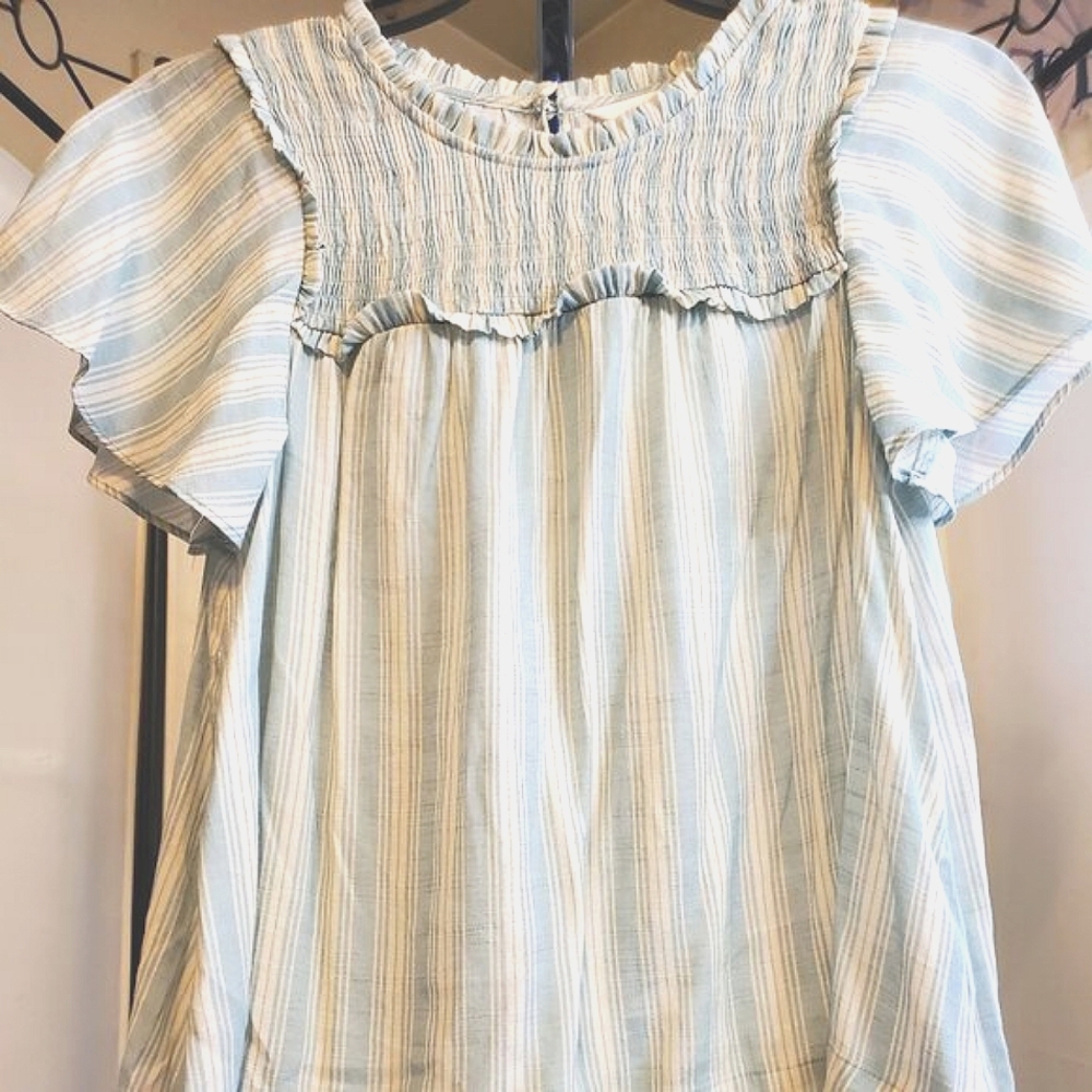 ✨ Lauren Conrad Corporate Bloom Blouse 🌸 Women’s Small - Picture 4 of 13
